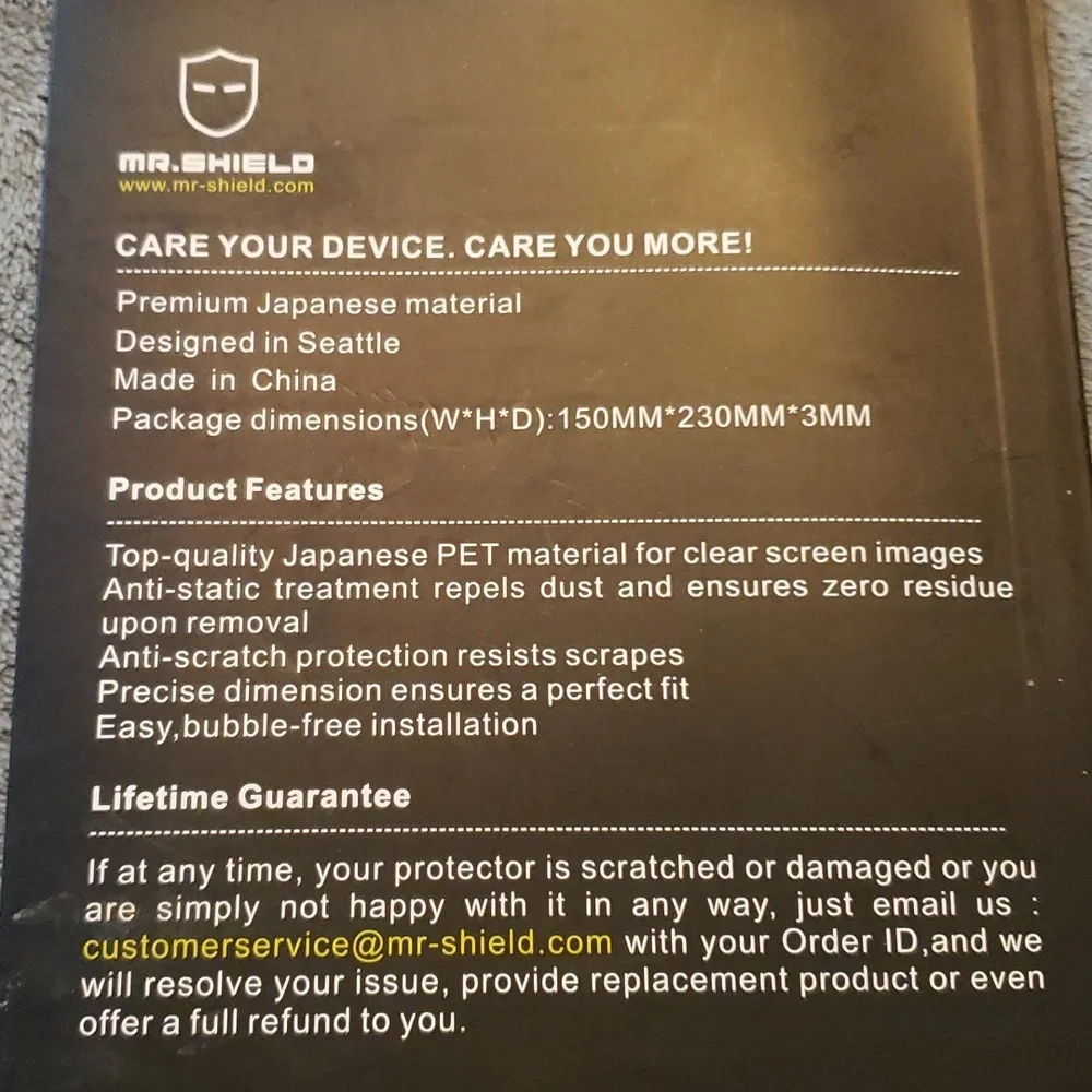 Mr. Shield Screen Protector